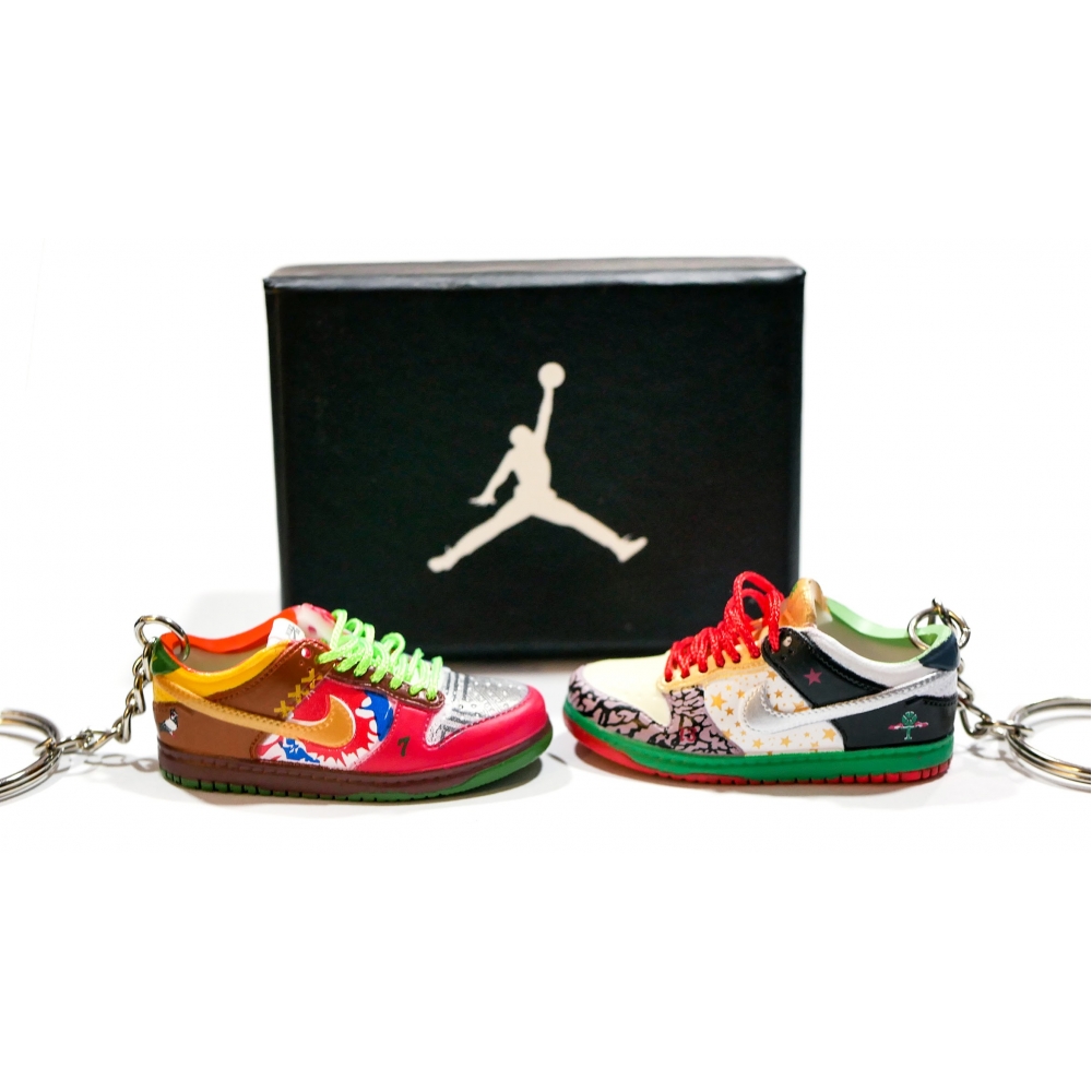 Мини обувь, фингер шузы, брелок Nike SB multi
