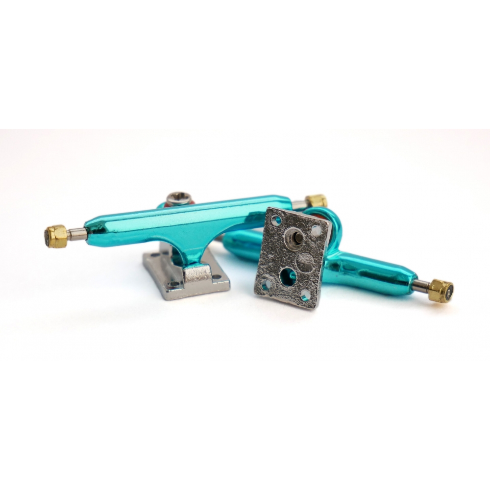 Подвески для фингерборда Just Skate FB Premium Truck Revers Kingpin Teal 34 мм
