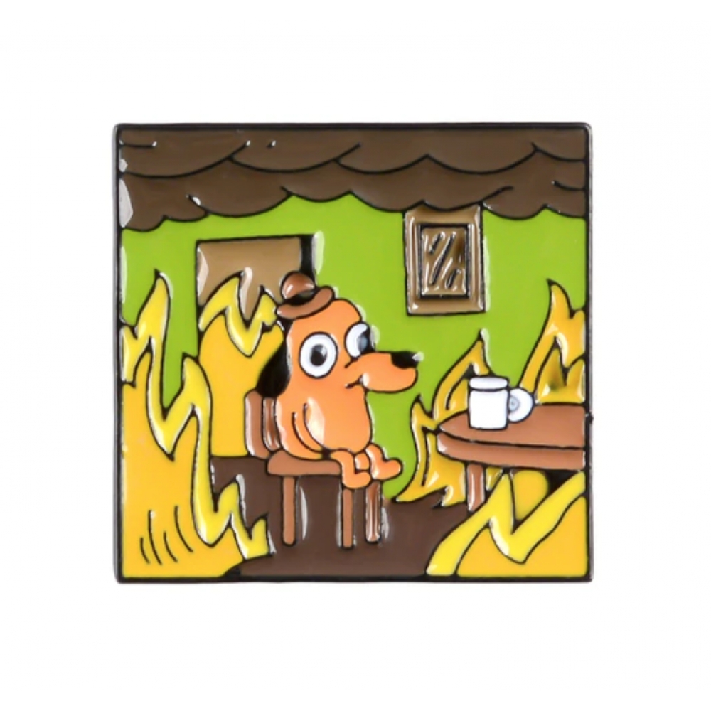 Пин металлический This is Fine