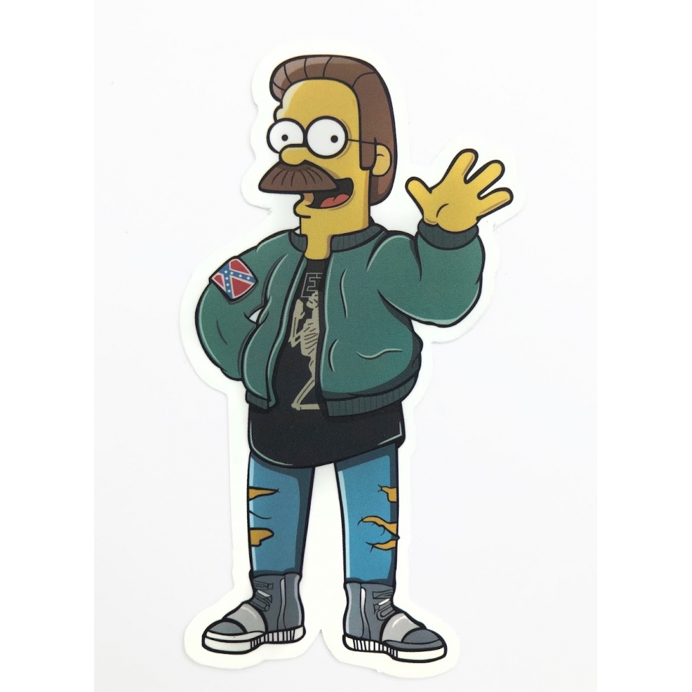 Стикер наклейка Simpson Ned