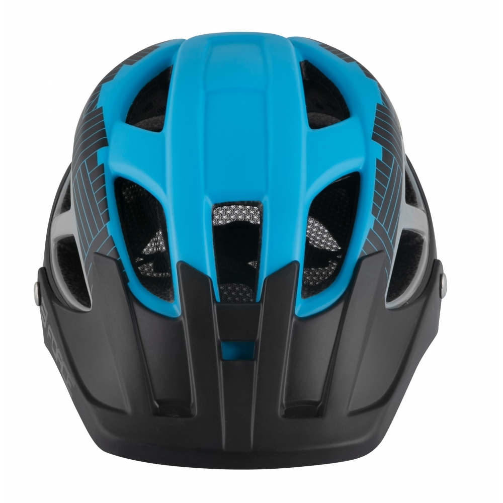Велошолом FORCE Aves MTB чорно-синій, мат L-XL
