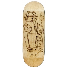 Дека для фінгерборда Workers FB Old Cab Raw High Street 32 mm