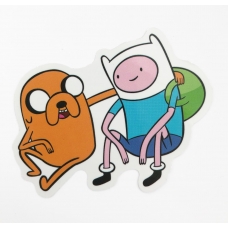 Стікер наклейка Adventure T Finn and Jake