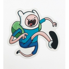 Стікер наклейка Running Finn