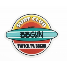 Стікер наклейка Surf Club BBGun