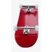 Фінгерборд професійний Just Skate Red Silver 34mm