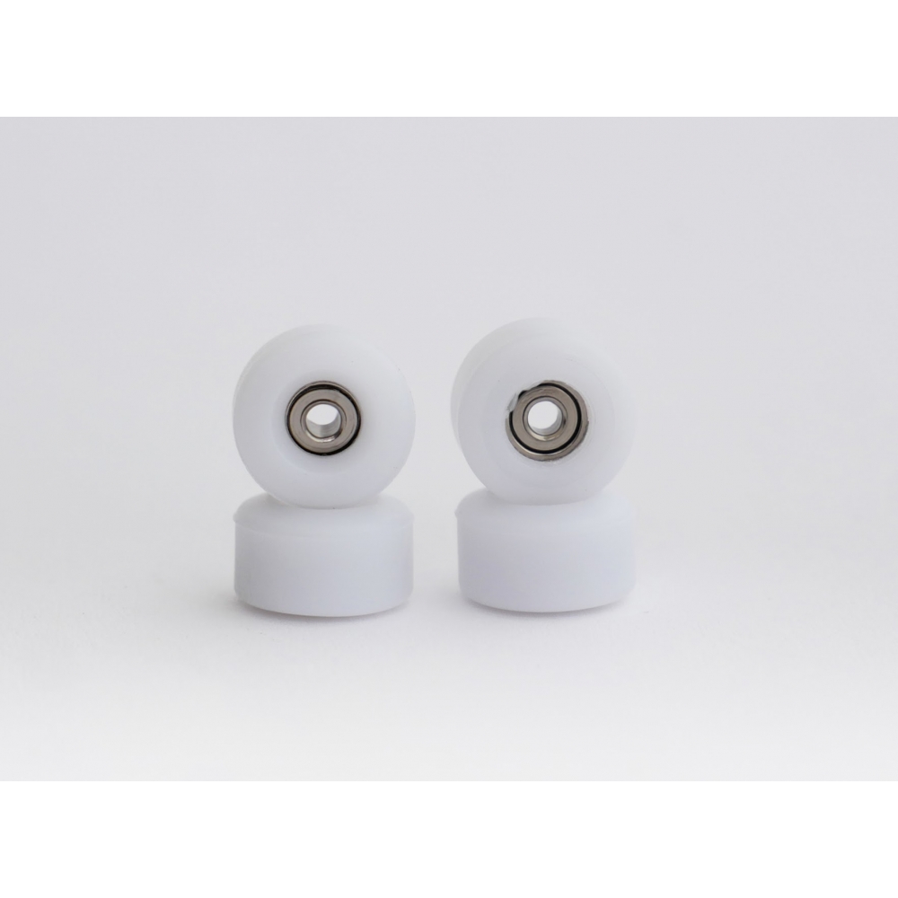 Колеса для фингерборда с подшипниками Just Skate Pro DC 65D White