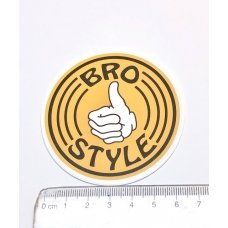 Стикер наклейка Bro Style