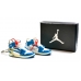 Мини обувь, фингер шузы, брелок Nike AIR Jordan EWD Off-White Blue