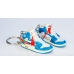 Мини обувь, фингер шузы, брелок Nike AIR Jordan EWD Off-White Blue