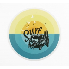 Стікер наклейка Surf The Wave