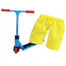 Фінгерсамокат з штанцями та міні шузами Scooter Blue