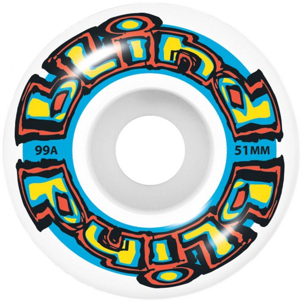 Колеса для скейтборда BLIND OG Stretch White/blue 52mm