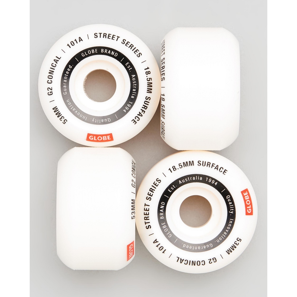 Колеса для скейта GLOBE G2 Conical Street Whtess 53mm
