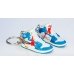 Міні взуття, Фінгер шузи брелок Nike AIR Jordan EWD Off-White Blue