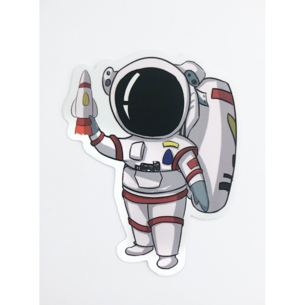 Стикер наклейка Astronaut Ship