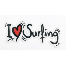 Стикер наклейка I Love Surfing
