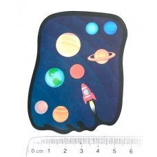 Стикер наклейка Solar System Rocket