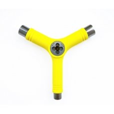 Універсальний ключ для скейта 6-в-1 Yellow