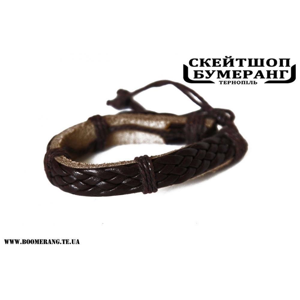 Браслет шкіра Brn Braid