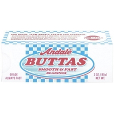 Подшипники для скейтборда ANDALE ABEC BUTTAS SINGLE White