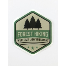 Стікер наклейка Forest Hiking