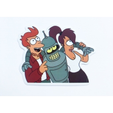 Стікер наклейка Futurama Friends