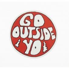 Стікер наклейка Go Outside Yo