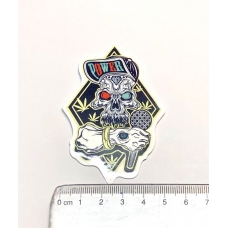 Стікер наклейка Power Skull