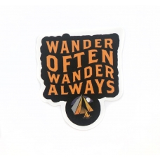 Стикер наклейка Wander Often