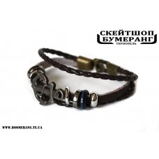 Браслет шкіра Big Anchor Brn