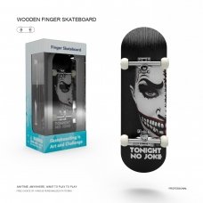 Фінгерборд дерев'яний професійний з підшипниками No Jokes