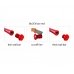 Грипсы Dartmoor Block 155mm, red devil/black