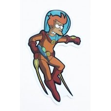 Стікер наклейка Futurama Fry Fly