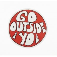 Стікер наклейка Go Outside Yo