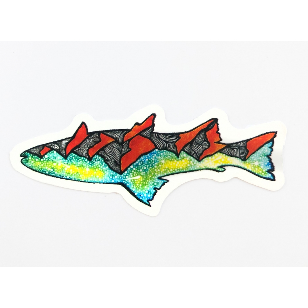 Стикер наклейка Nature Fish