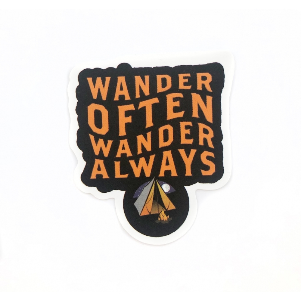Стикер наклейка Wander Often