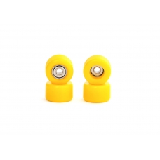 Колеса для фінгерборда з підшипниками Just Skate CNC Yellow