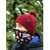 Шапка Volt POM Bordo