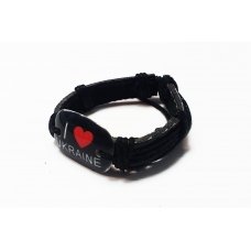 Браслет екошкіра Love UA Blk