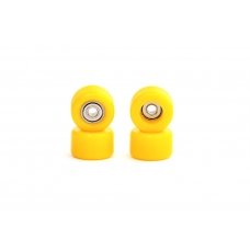 Колеса для фінгерборда з підшипниками Just Skate CNC Yellow