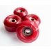 Колеса для фінгерборду Just Skate Premium 80D ABEC 7 Red Swirl