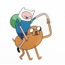 Стікер наклейка Finn and Jake Friends