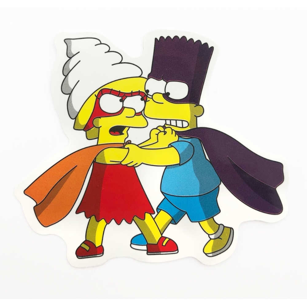 Стикер наклейка Lisa and Bartman