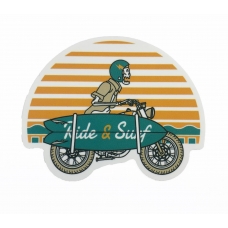Стікер наклейка Ride and Surf