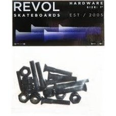 Болти для скейта REVOL Black Allen 1"