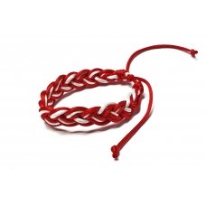 Браслет Braid Red Wht