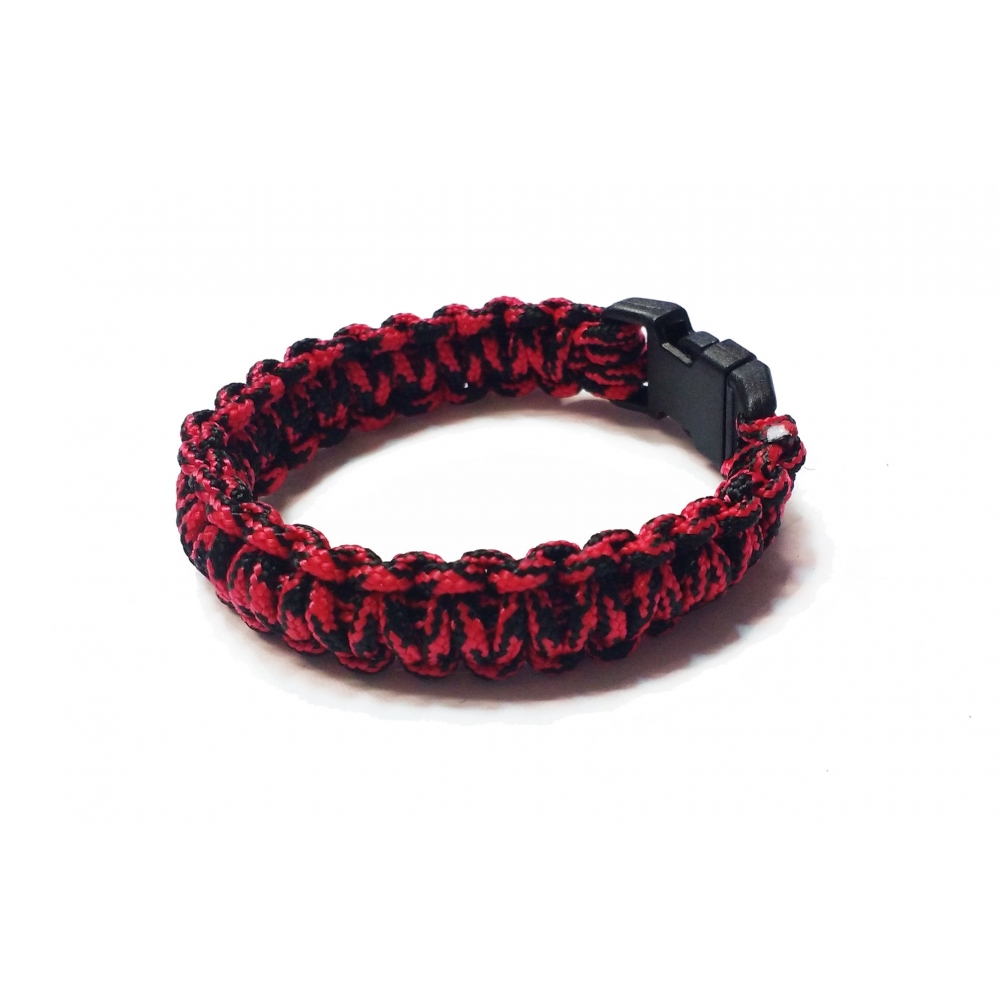 Браслет Паракорд Mini Blk Red