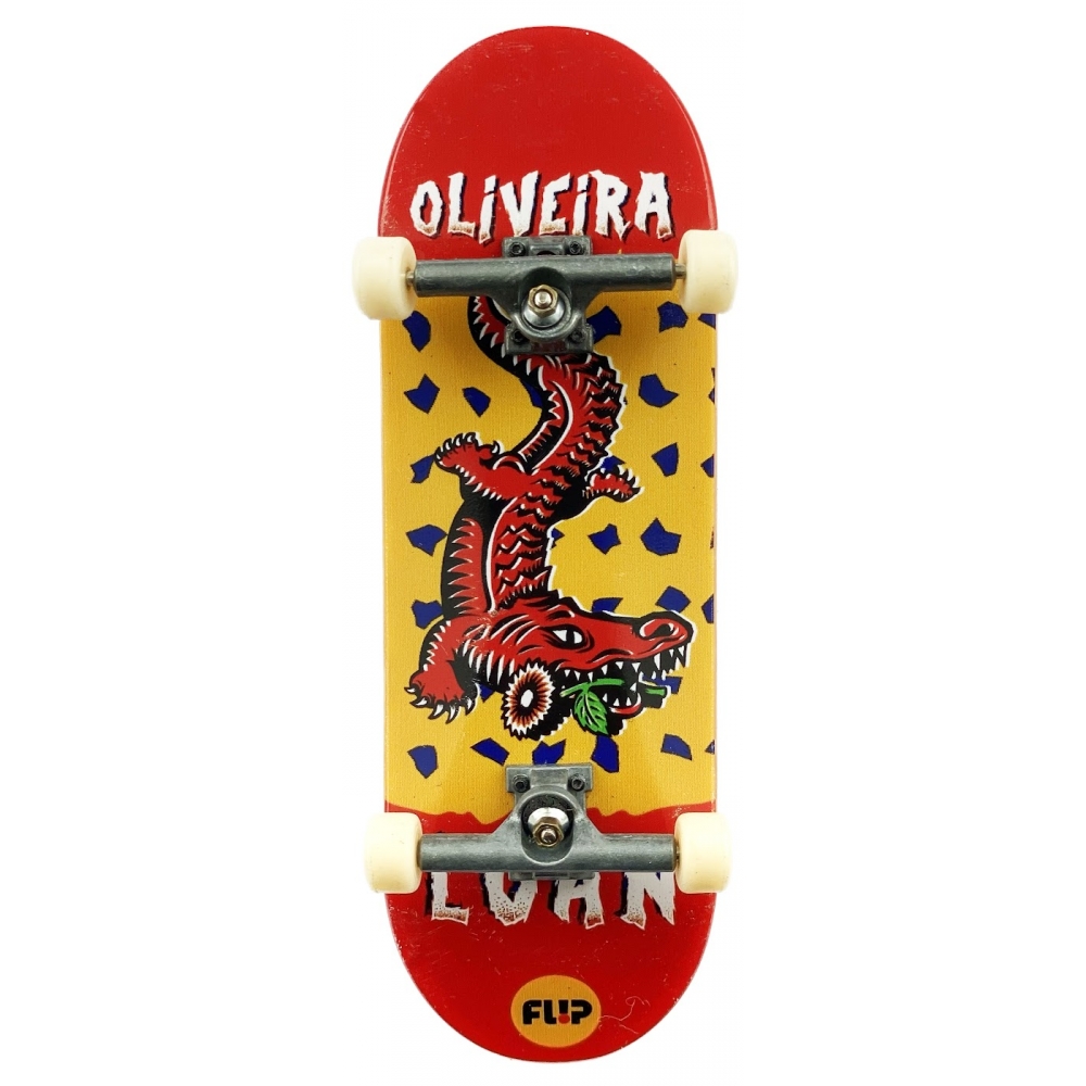 Фінгерборд Tech Deck Flip Skateboards Luan Oliveira Red Croc