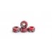 Колеса для фингерборда с подшипниками Just Skate Swirl Red